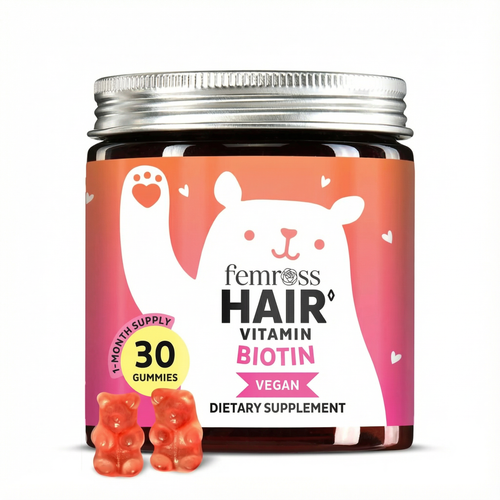 Femross Biotin Gummies for Hair Growth, Skin & Nails